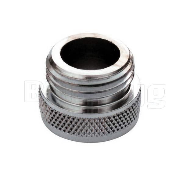 Overgangsnippel/-muffe 1/2" x 22 mm i messing