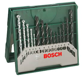 Bosch borsæt til træ/metal/mur x-line 15 dele
