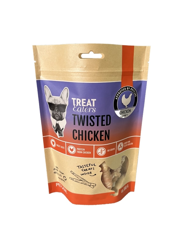 Treateaters Twisted Chicken tyggepinde med tørret kylling 180 gram