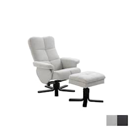 Venture Design Sven lænestol i grå med skammel