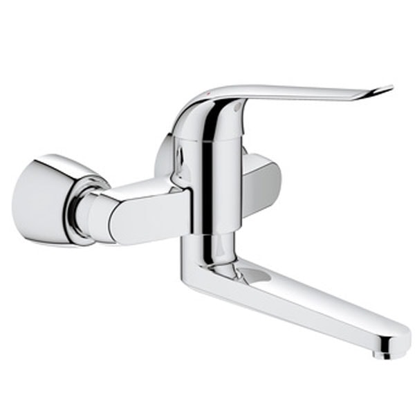 Grohe Euroeco Spec etgrebs håndvaskarmatur til væg