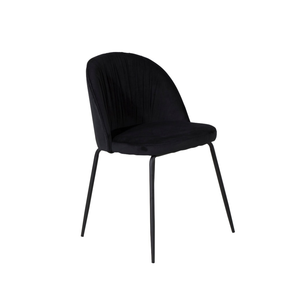 Venture Design Wrinkles spisebordsstol i fløjl