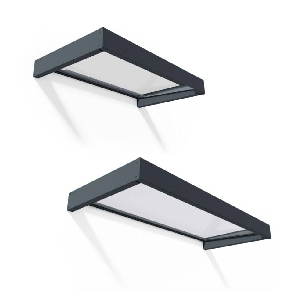 Palram - Canopia Sophia baldakin i antracit/opal 215 x 95 x 17 cm