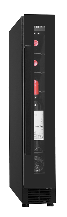 Cavin Arctic Collection 15S Fullglass Black vinkøleskab til indbygning