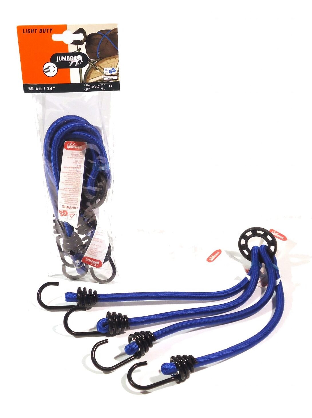 Jumbo blæksprutte blå 4 x 60 cm