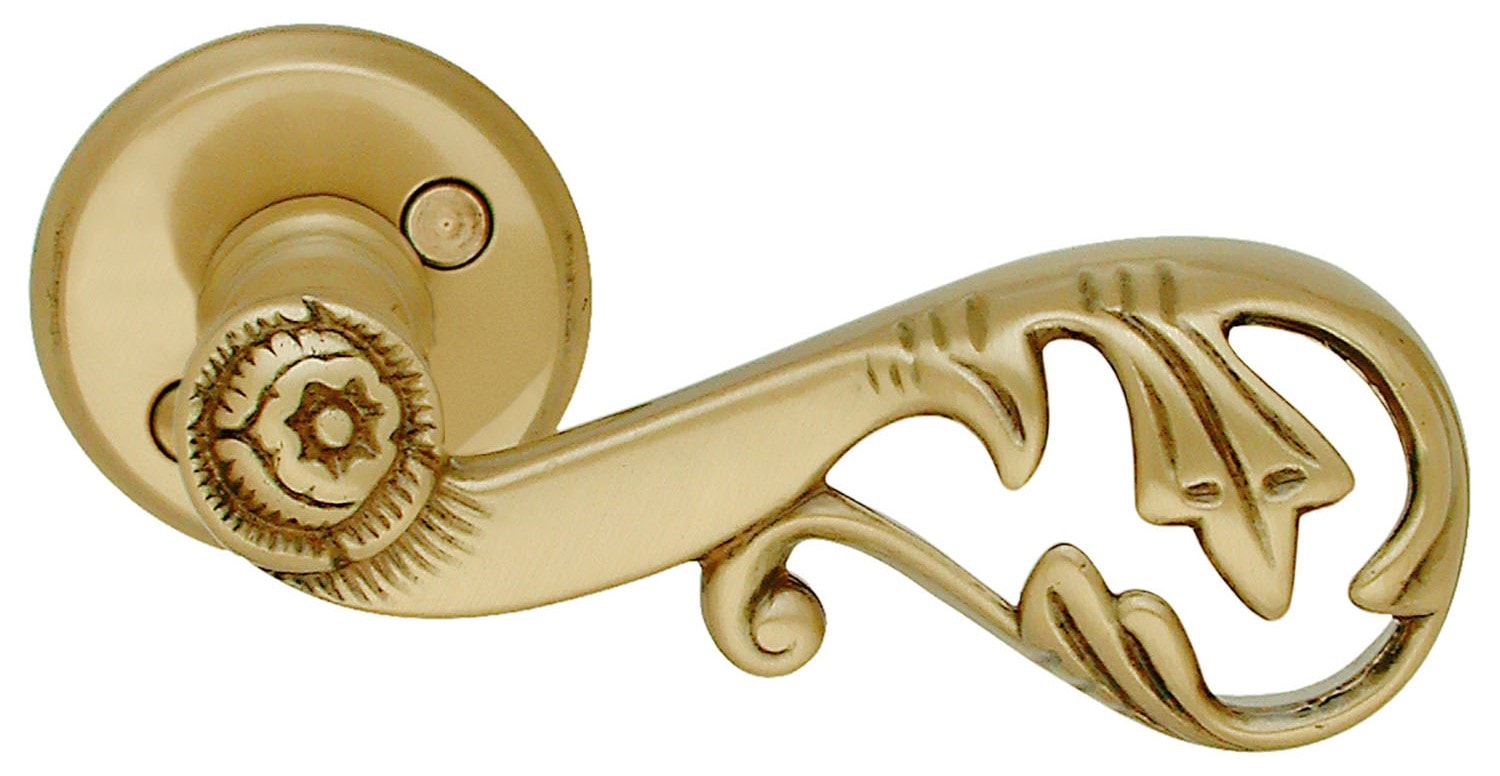 Beslagsboden B160 udendørs dørgreb i børstet messing