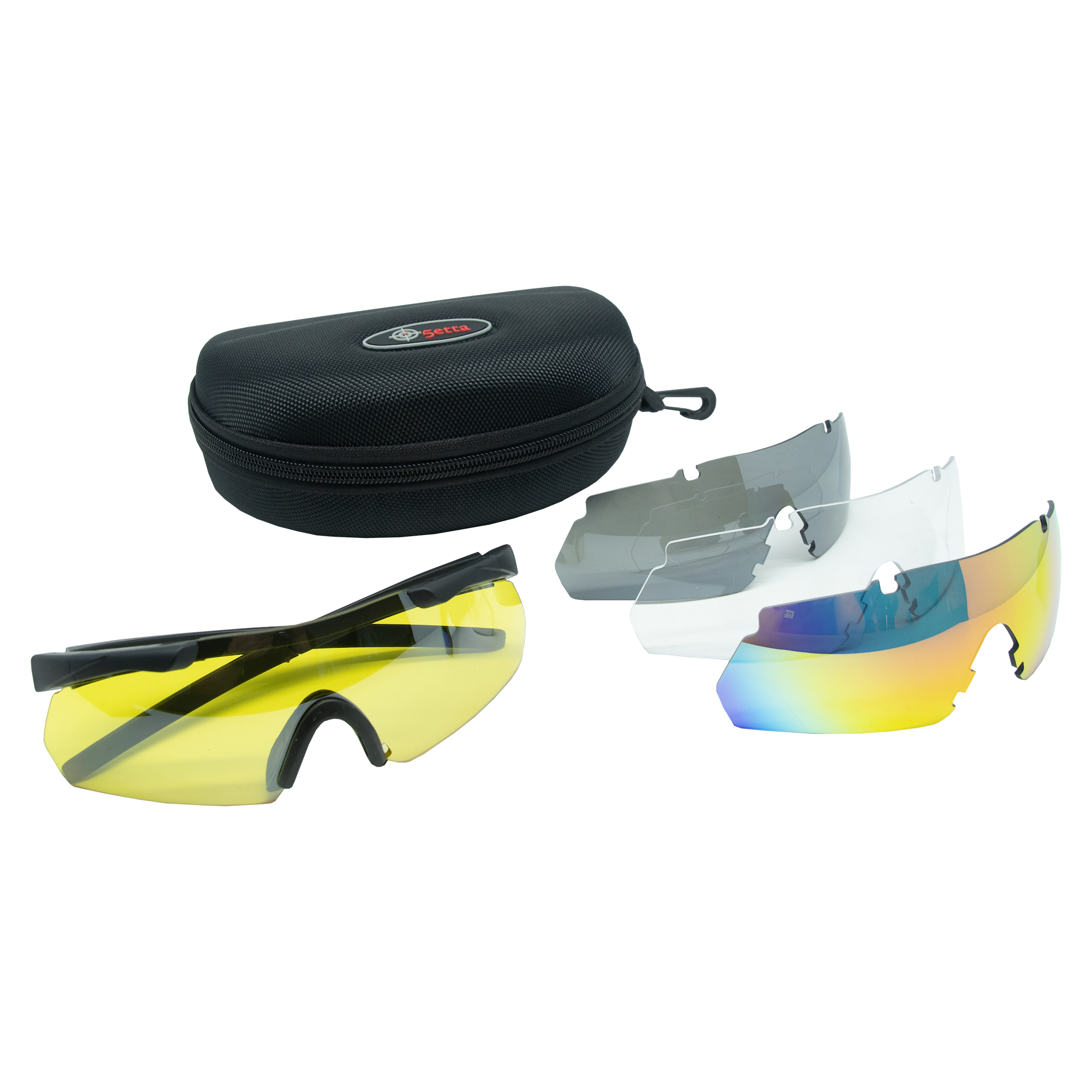 5etta Skydebriller Pro, 4 farver