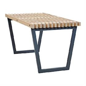 Plus Siesta bord grundmalet i drivtømmerfarve 138 x 74,5 x 72 cm