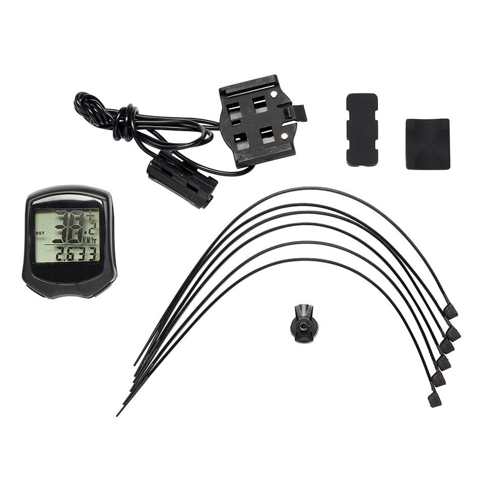 Urban cykelcomputer med kabel 9 funktioner