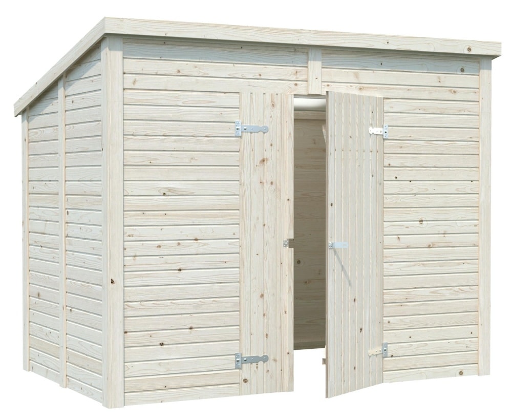 Palmako Leif redskabsrum transparent grundbehandlet 4,5 m2 - Garage / Carport / Redskabsskur, Udemiljø