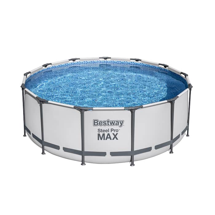 Bestway Steel Pro Max pool i hvid rund Ø396 x 122 cm