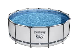 Bestway Steel Pro Max pool i hvid rund Ø396 x 122 cm