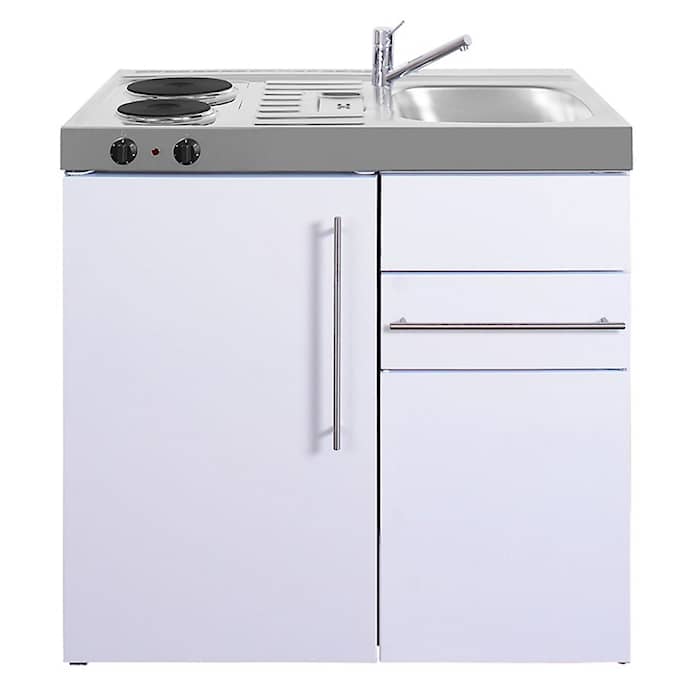 Juvel Premiumline minikøkken med køl/frys, kogeplade og vask 90 cm