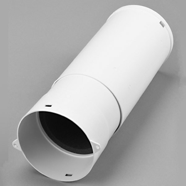 DUKA Murgennemføring type 204 HVID - m/ isolering