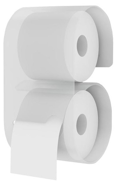 Neon Living B-Roll toiletrulleholder i klar akryl