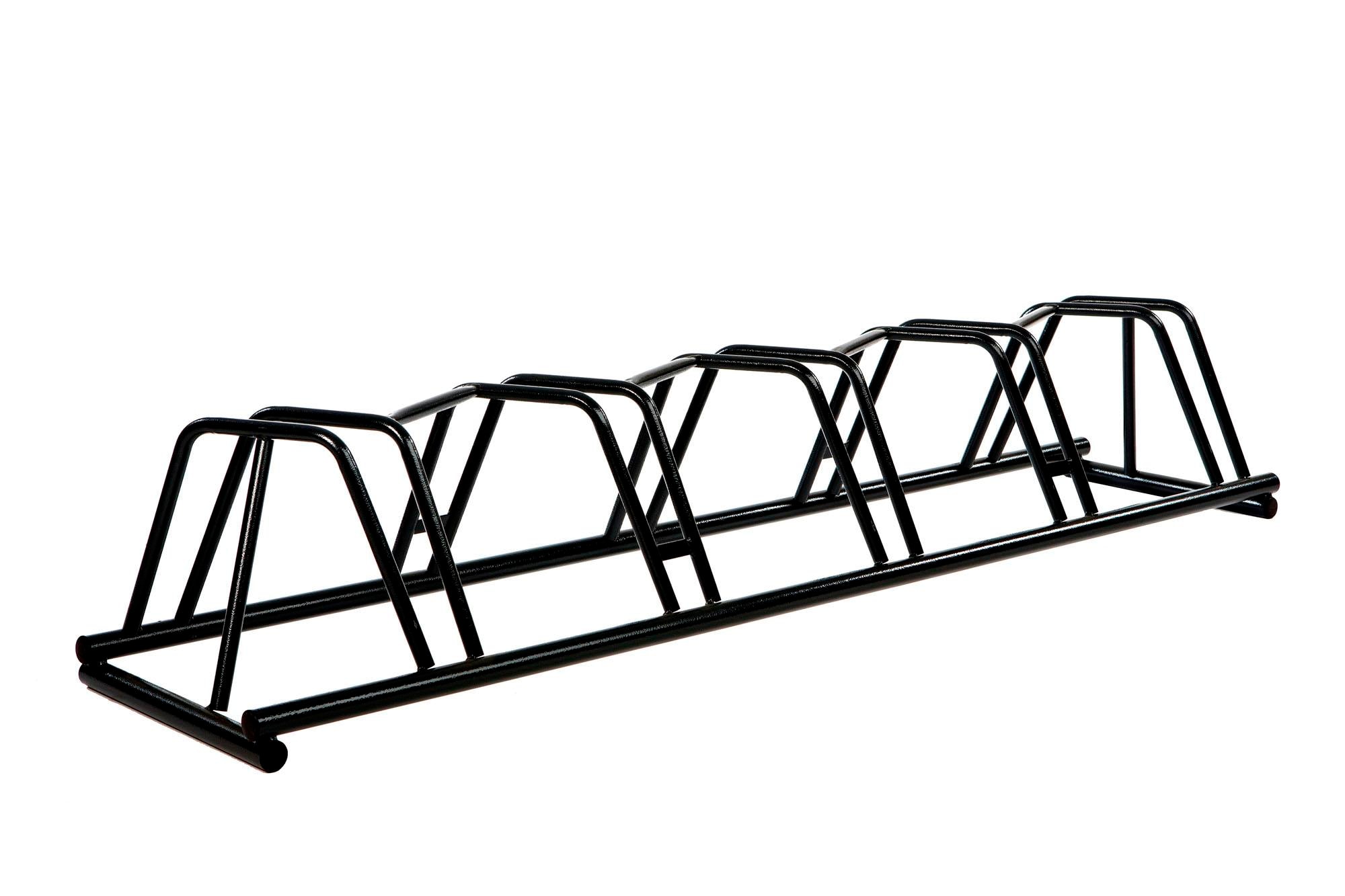 Varax 155 cykelstativ pulverlakeret mat sort til 5 cykler