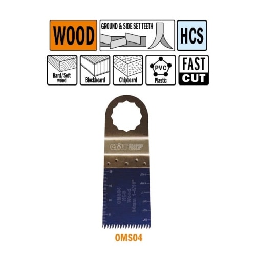 CMT Multicut Supercut HCS klinge til træ og plast 34 mm