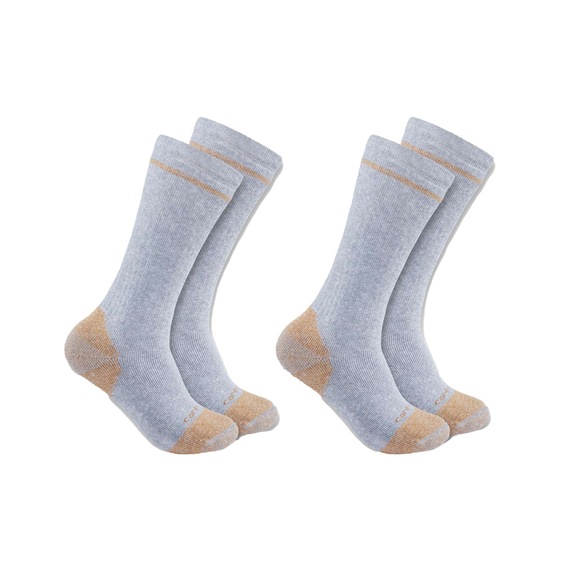 Carhartt Cotton Socks 2-Pack Men Grey L | Strømper & Sokker | Tøj
