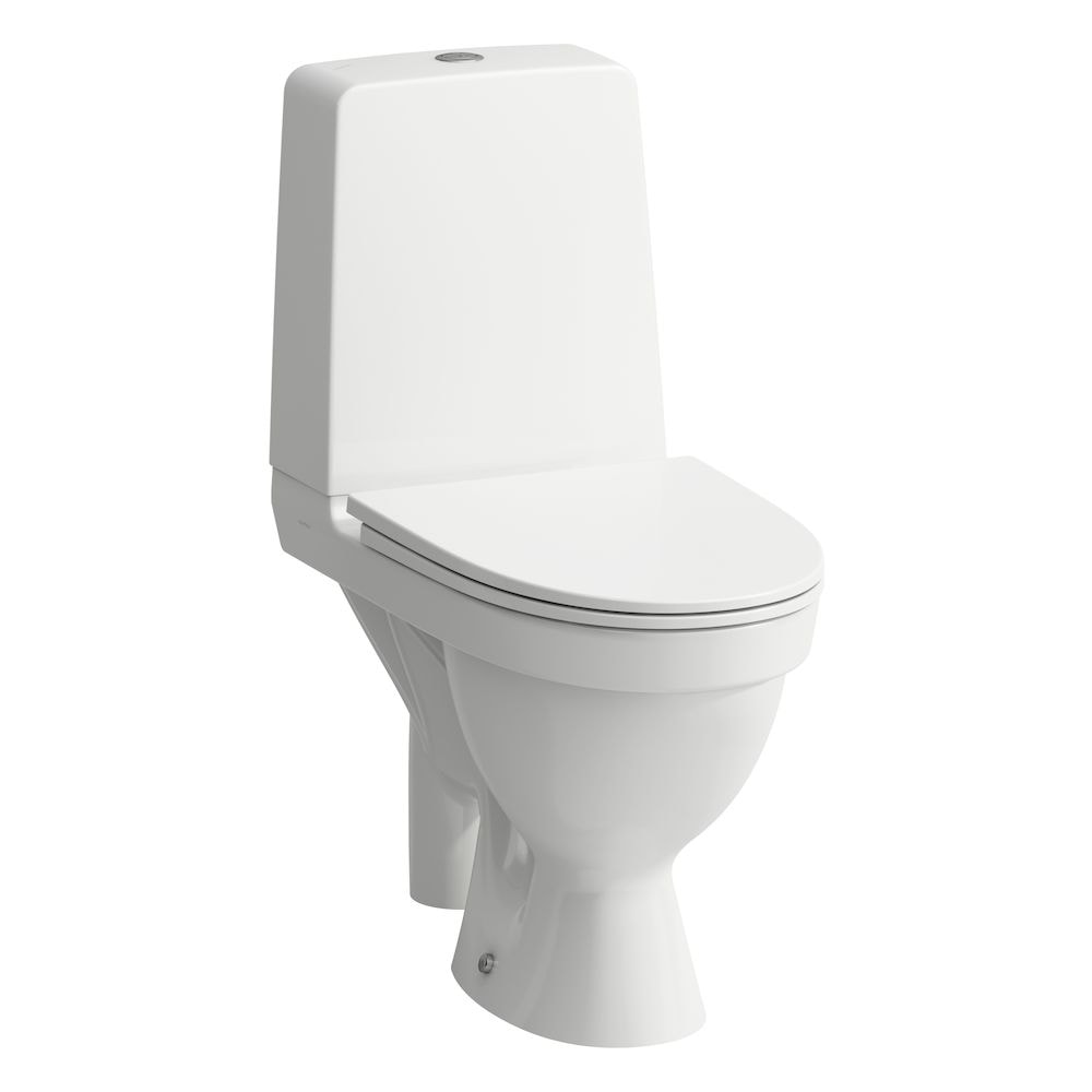 Laufen Kompas toilet med åben S-lås gulvstående rimless - Gulvstående toilet, Toiletter