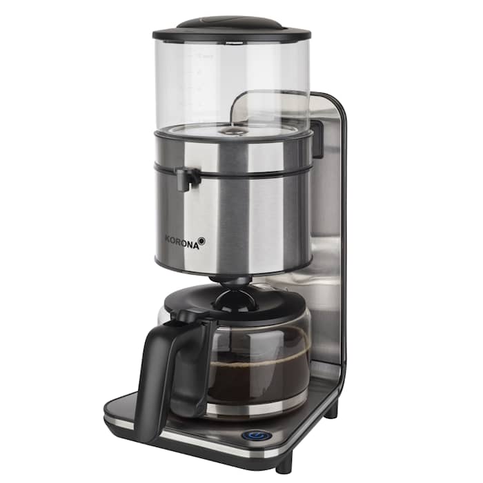 Korona 10295 kaffemaskine rustfri/sort til 10 kopper 1800W