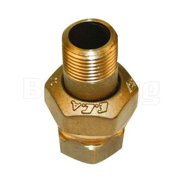 Radiatorforskruning 1/2" lige i messing