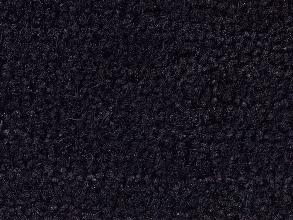 Clean Carpet kokosmåtte 18 mm sort rulle 200 cm x 12,5 meter