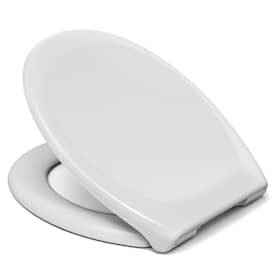 Universal toiletsæde hvid med softclose og quick-release