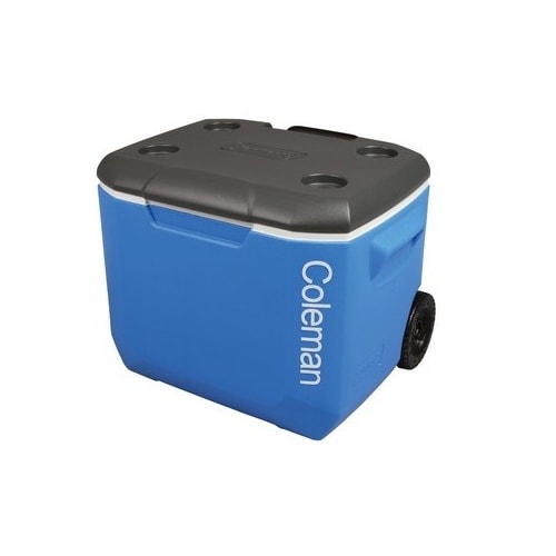Coleman 60QT Wheeled Performance Cooler Tricolor Blue-Grey køleboks