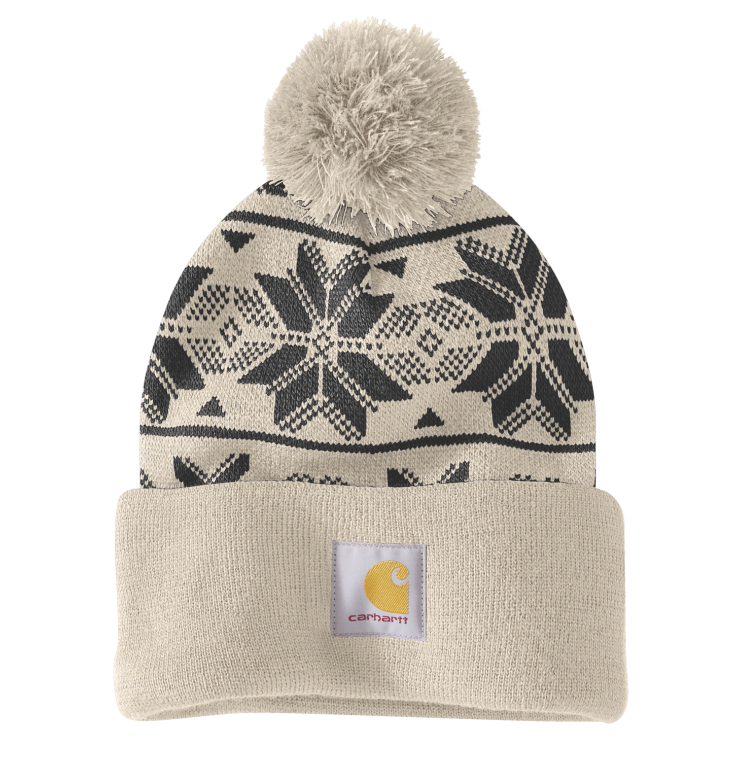 Carhartt Strikket pom jacquard Beanie