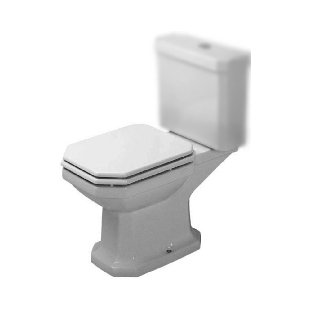 Duravit 1930 toilet 6 liter gulvstående underdel med P-lås og WonderGliss