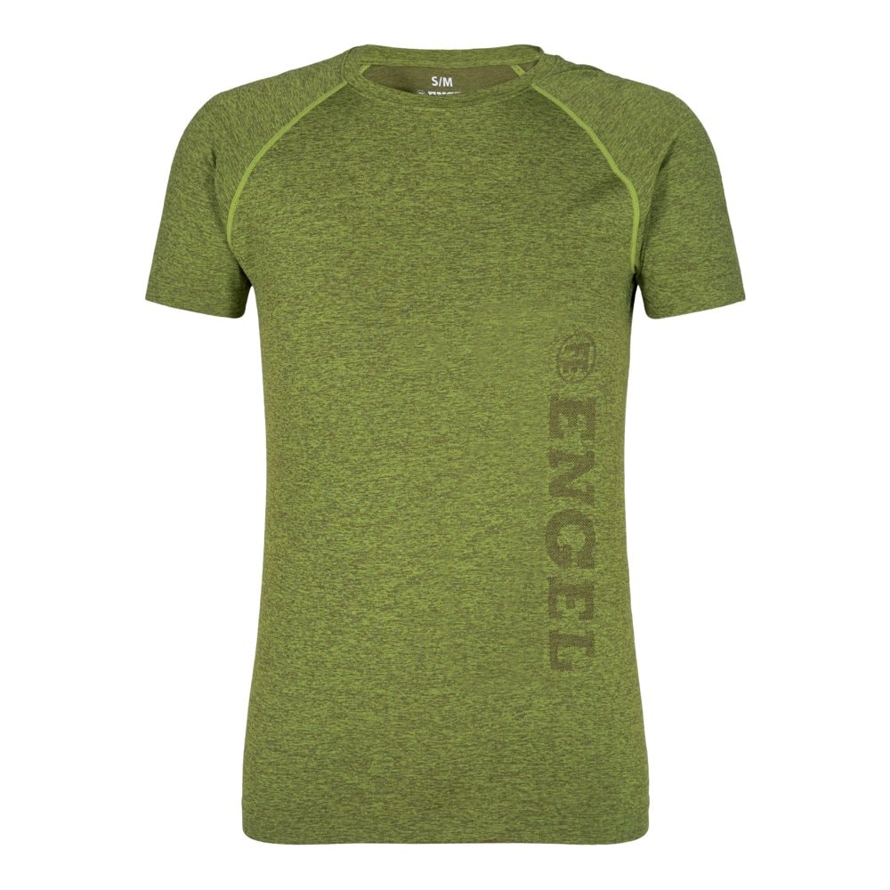 Engel X-treme t-shirt limegrøn melange str. 2XL/3XL