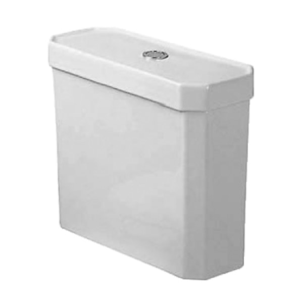 Duravit 1930 cisterne 3/6 liter med tilslutning bagpå eller i side og WonderGliss