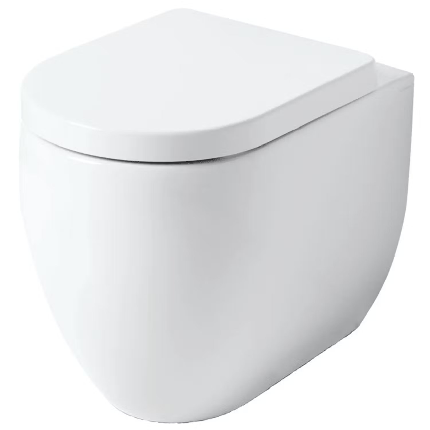 Lavabo Flo 52 NoRim BTW gulvstående toilet i hvid - Gulvstående toilet, Toiletter