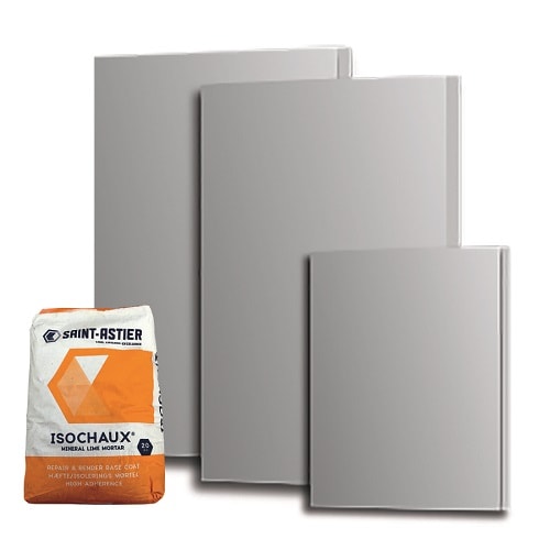 Calsitherm KALK indeklimaplade 25 mm 625x1000 mm inkl klæb pk. a 3,13 m2