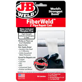 JB Weld FiberWeld fiberglaswrap til 2 tommer rør