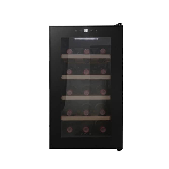Cavin Northern Collection 15 fristående vinkøleskab sort til 15 flasker