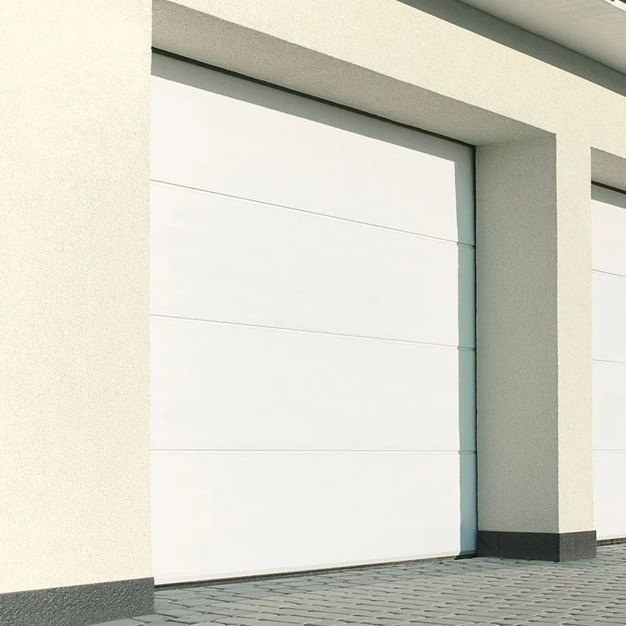 ProDoor Highline ledhejseport med automatik træstruktur hvid 250x212,5