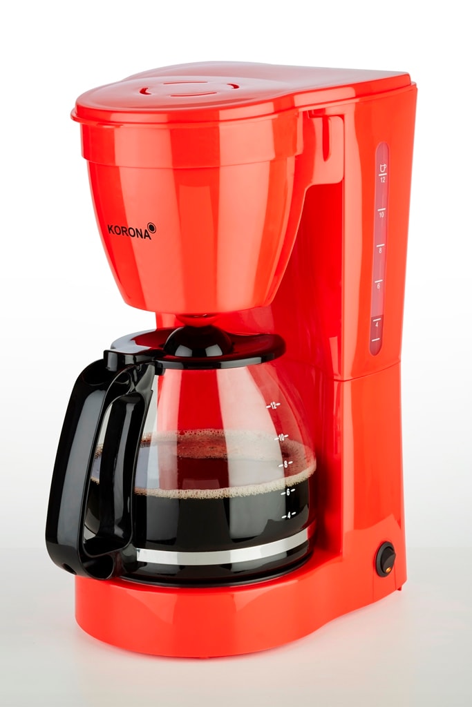 Korona 10117 Breakfast kaffemaskine rød til 12 kopper 800W