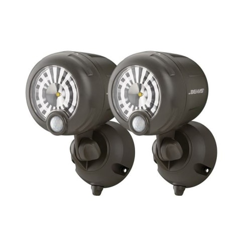 Mr Beams XT Spotlight sensorlampe på batteri i brun 2 stk.