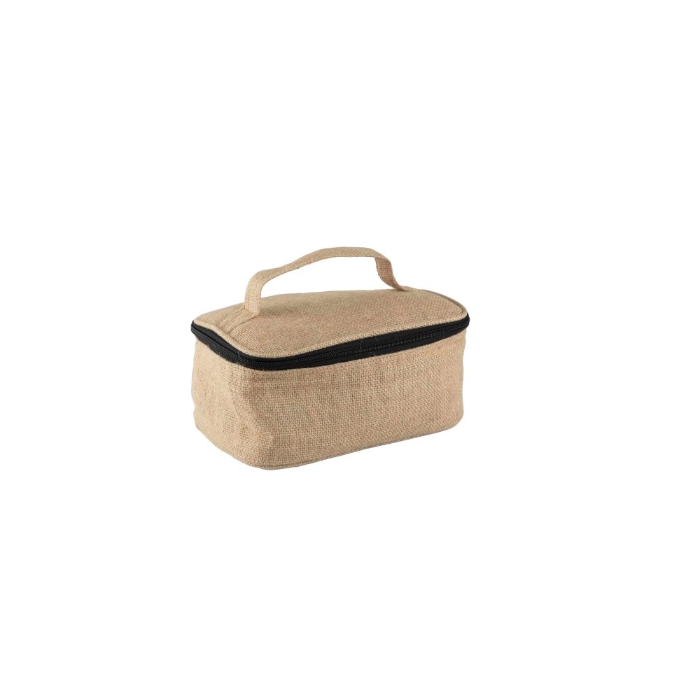 Bercato Lunch Bag Jute Cooler køletaske i natur 22 x 10 x 15 cm