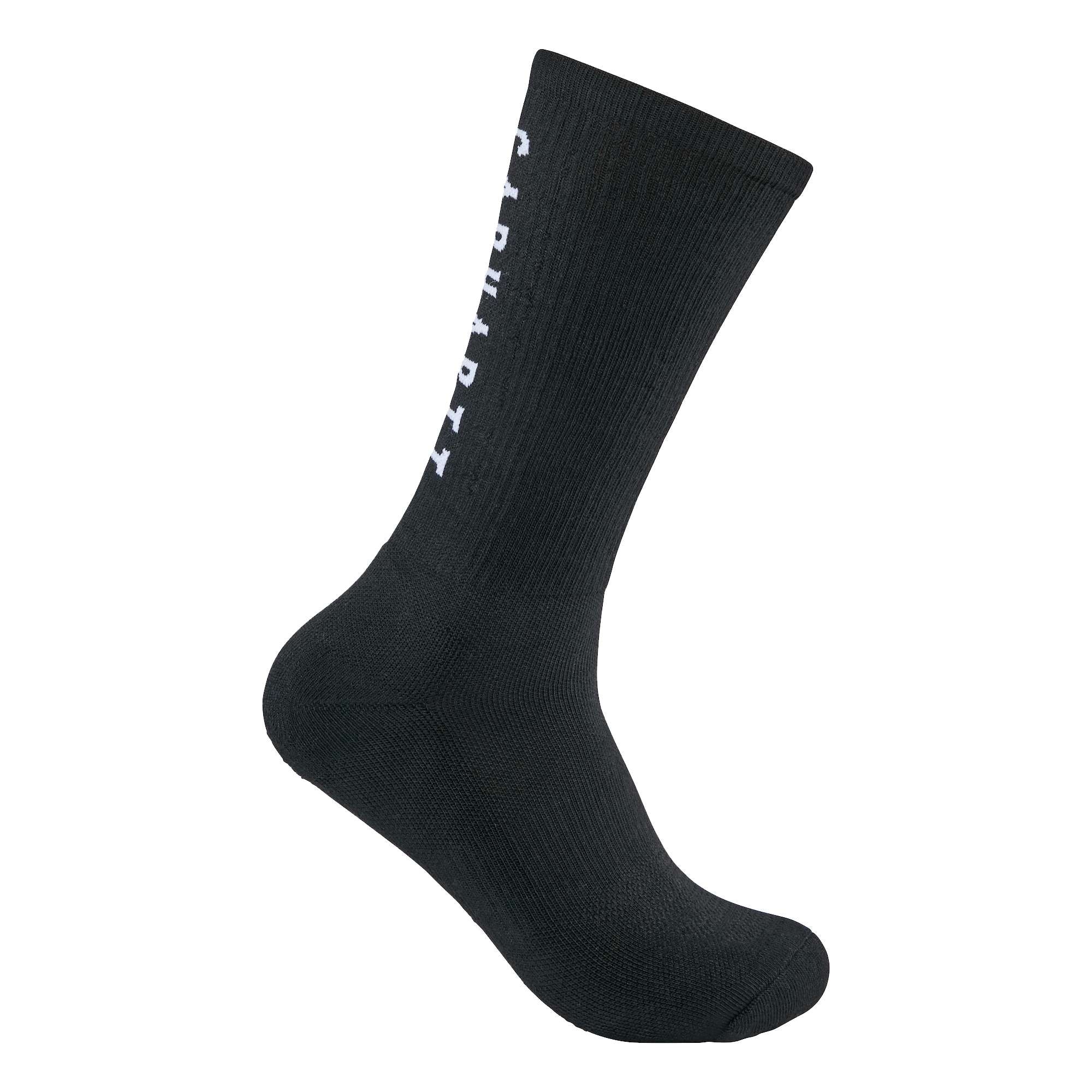 Carhartt Midweight Crew Socks 3-Pack Men's Black XL