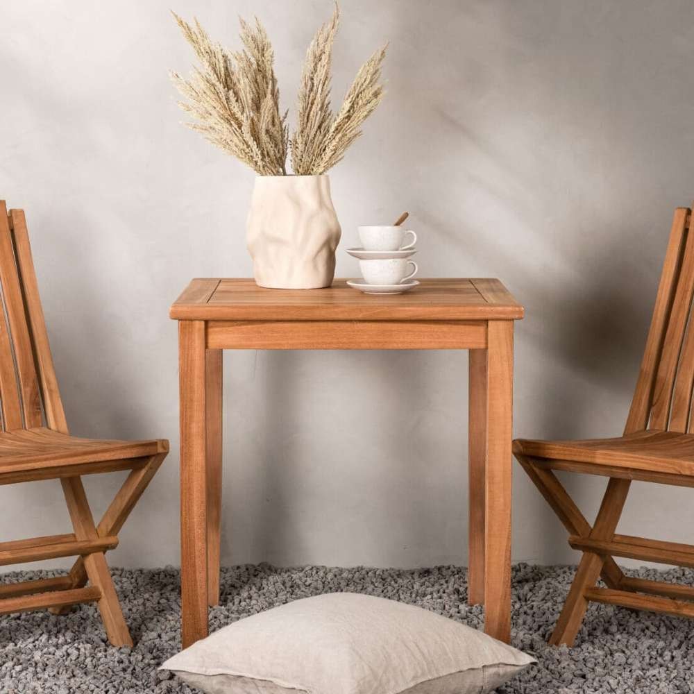 Venture Design Kenya spisebord i teak 70x70cm