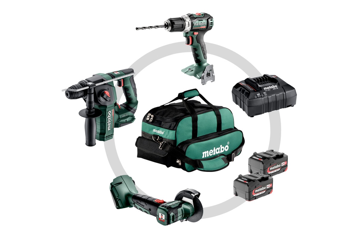 Metabo værktøjspakke Combo Set 3.1.1 18 V
