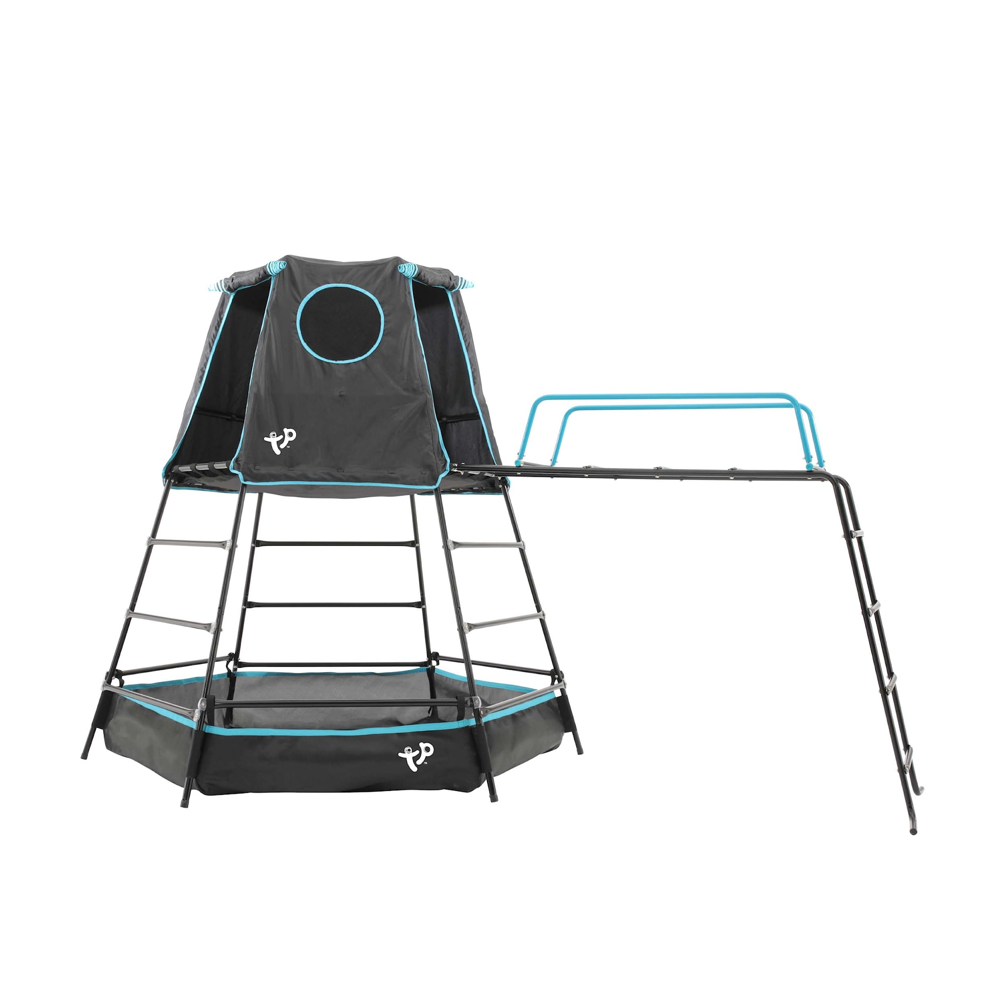 TP Toys Explorer klatrestativ i sort 318 x 208 x 201 cm