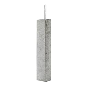 IBF Stolpebæring 12 x 15 x 80 cm beton med fladjern