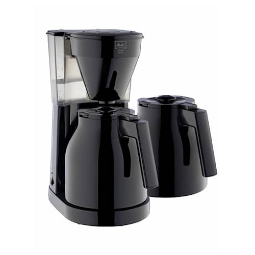 Melitta Easy 2.0 Therm kaffemaskine til 8 kopper sort 1050W + ekstra kande
