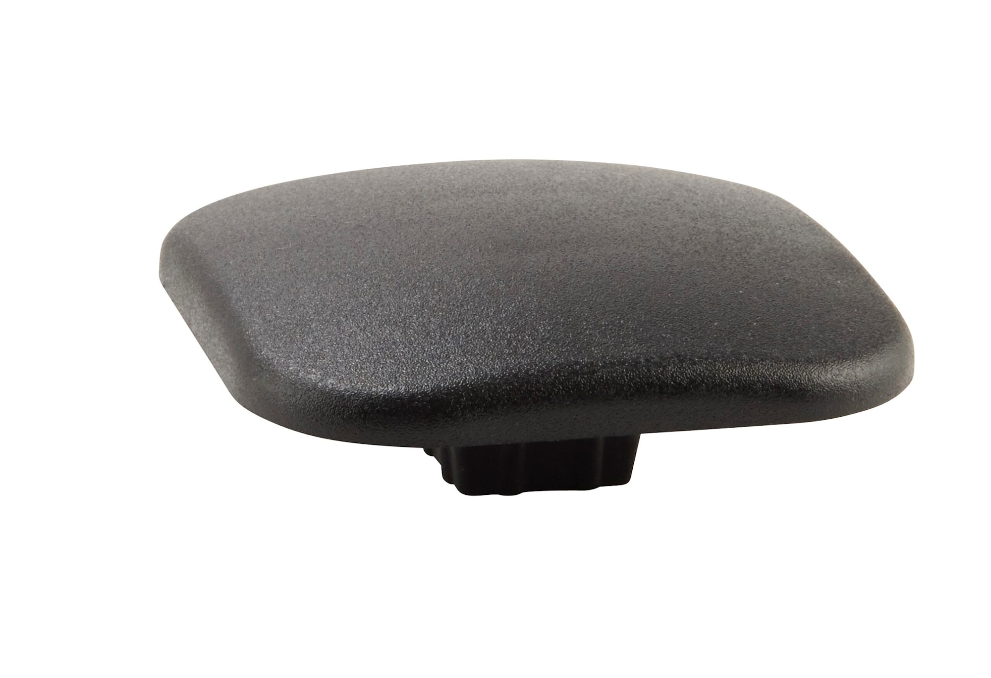 Kirkedal Hegn stolpetop sort til K100 stolper 25 x 80 x 80 mm