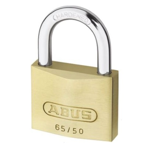Abus hængelås messing 50 mm. nr. 6503 enslukkende
