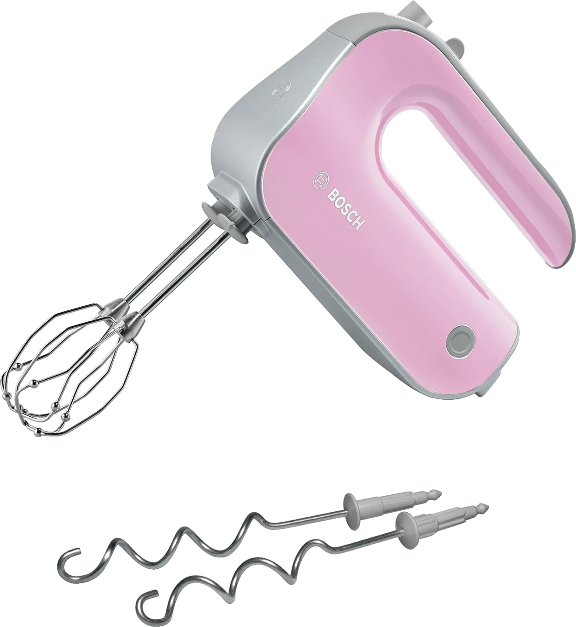 Bosch Styline Colour håndmixer rosa/grå 500W MFQ4030K - Håndmiksere og blendere, Husholdningsmaskiner