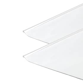 Plastmo SunGlaze 4 mm tagplade i klar PC - 58,5x300 cm - pr. plade